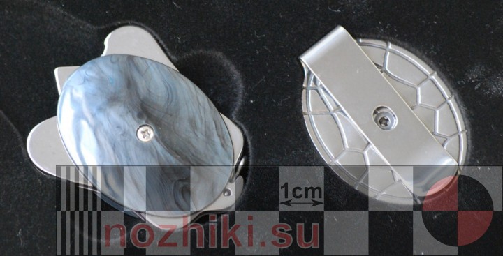 черепашка CRKT и металлическая накладка с клипсой