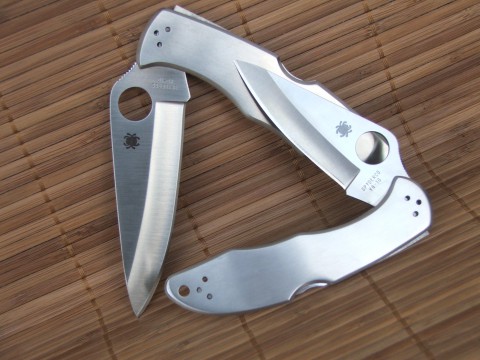 ножи с металлическими рукоятками - Delica и Endura