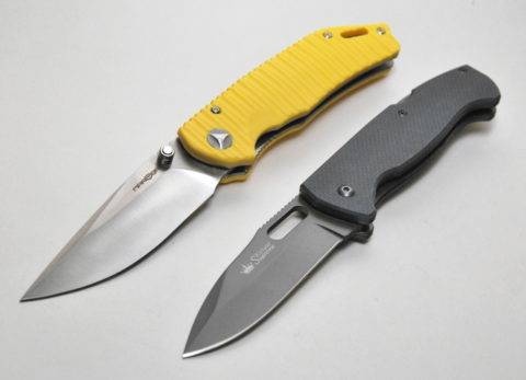 сравнение двух отличных складных ножей