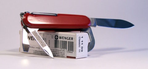 Швейцарский складной нож Wenger Classic 11